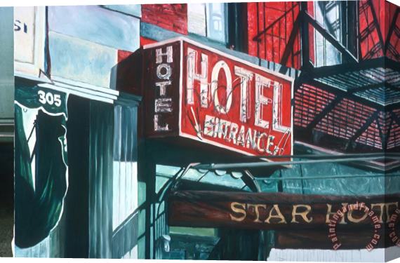 Anthony Butera Star Hotel Stretched Canvas Painting / Canvas Art