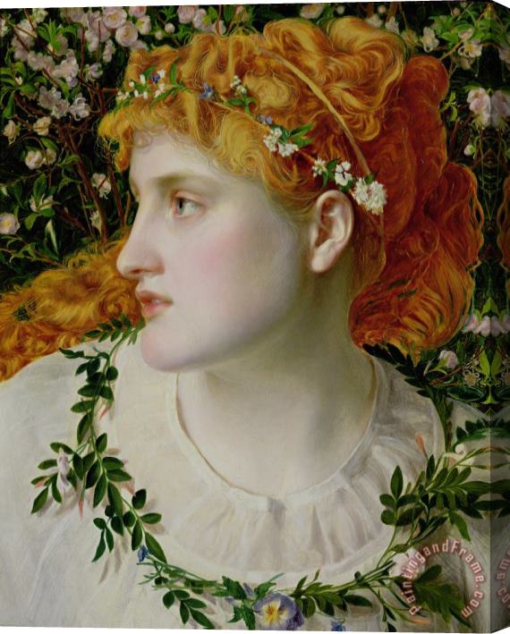 Anthony Frederick Augustus Sandys Perdita Stretched Canvas Painting / Canvas Art