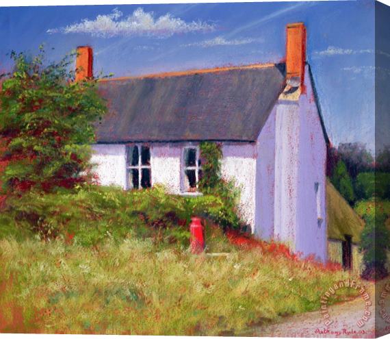 Anthony Rule The Red Milk Churn Stretched Canvas Print / Canvas Art