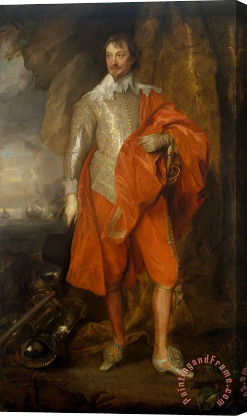 Anthony van Dyck Robert Rich (1587-1658), Second Earl of Warwick Stretched Canvas Painting / Canvas Art