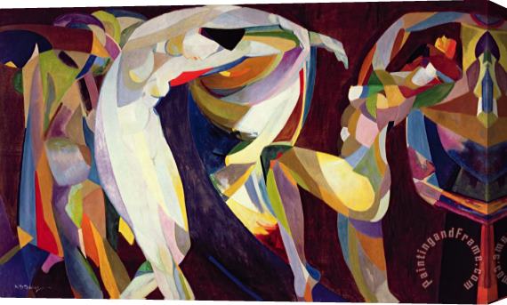 Arthur Bowen Davies Dances Stretched Canvas Painting / Canvas Art