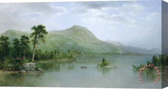 Asher Brown Durand Black Mountain from the Harbor Islands - Lake George Stretched Canvas Painting / Canvas Art