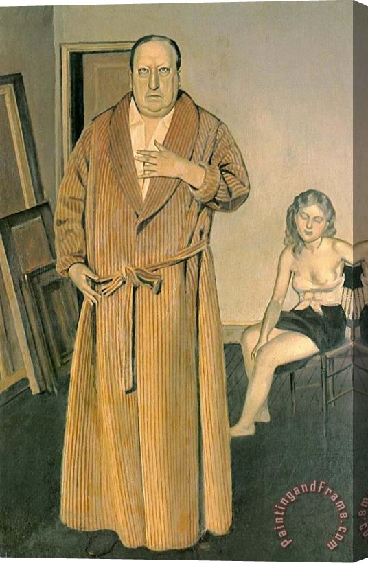Balthasar Klossowski De Rola Balthus Andre Derain 1936 Stretched Canvas Painting / Canvas Art