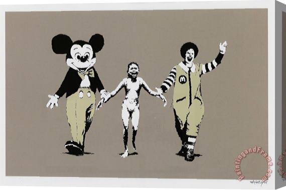 Banksy Napalm, 2004 Stretched Canvas Print / Canvas Art