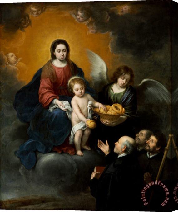 Bartolome Esteban Murillo The Infant Christ Distributing Bread to The Pilgrims Stretched Canvas Painting / Canvas Art