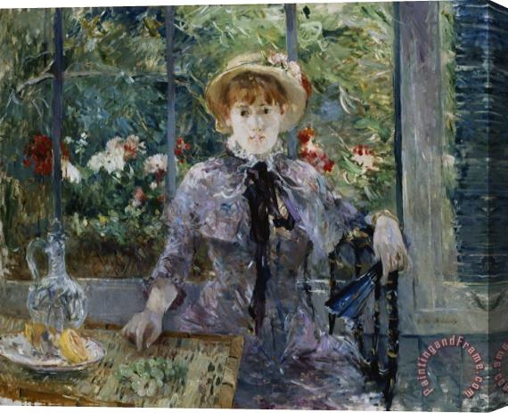 Berthe Morisot After Lunch Stretched Canvas Print / Canvas Art