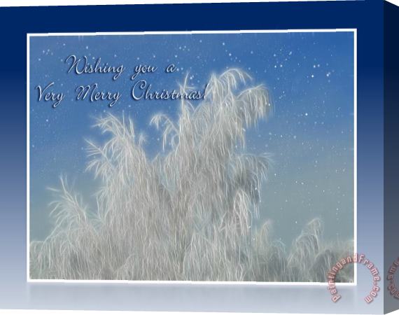 Blair Wainman Wishing you a Very Merry Christmas Stretched Canvas Painting / Canvas Art
