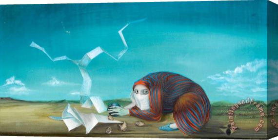 Bridget Bate Tichenor Sin Titulo Stretched Canvas Painting / Canvas Art