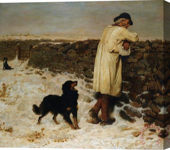 Briton Riviere War Time Stretched Canvas Painting / Canvas Art