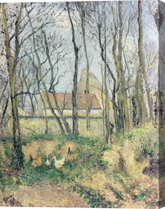 Camille Pissarro The Path Of The Wretched Stretched Canvas Painting / Canvas Art