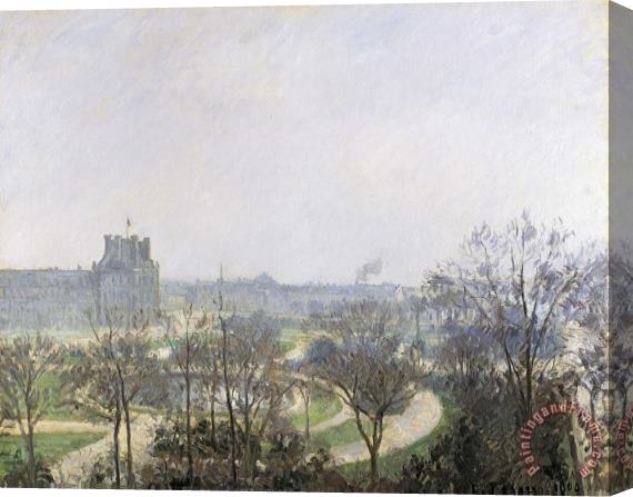 Camille Pissarro Tuileries Gardens Stretched Canvas Painting / Canvas Art