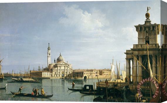 Canaletto The Island Of San Giorgio Maggiore Stretched Canvas Print / Canvas Art