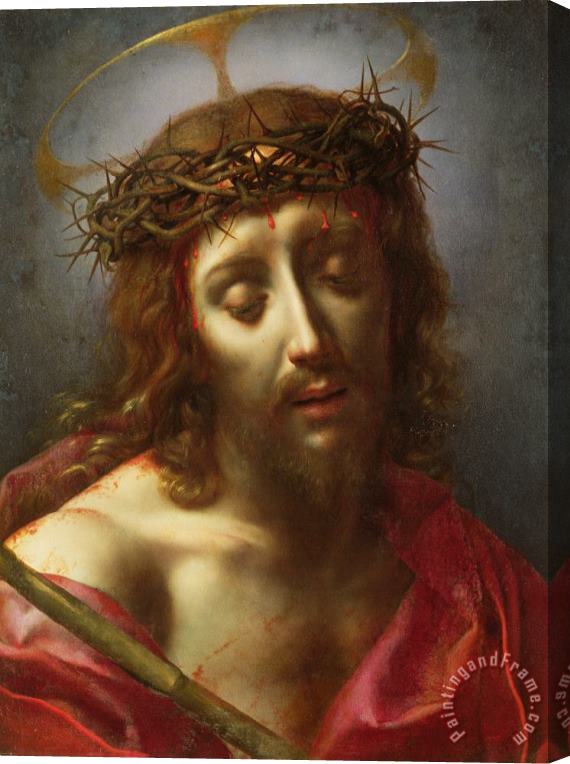 Carlo Dolci Christ As The Man Of Sorrows Stretched Canvas Painting / Canvas Art