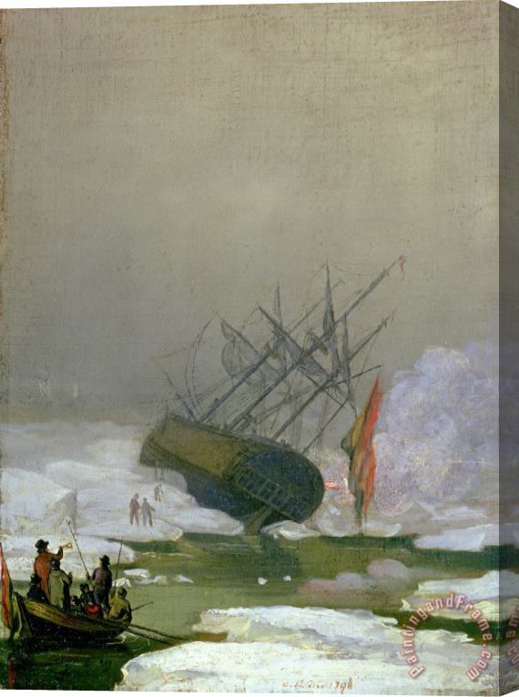 Caspar David Friedrich Ship in The Polar Sea, 12th December 1798 Stretched Canvas Print / Canvas Art