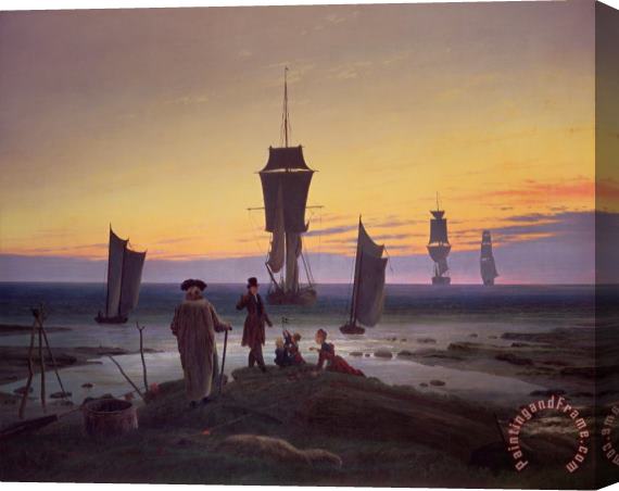 Caspar David Friedrich The Stages of Life Stretched Canvas Painting / Canvas Art