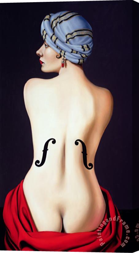 Catherine Abel Homage to Man Ray Stretched Canvas Print / Canvas Art