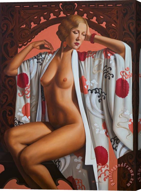 Catherine Abel Kimono Stretched Canvas Painting / Canvas Art