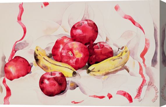 Charles Demuth Still Life with Apples and Bananas Stretched Canvas Print / Canvas Art