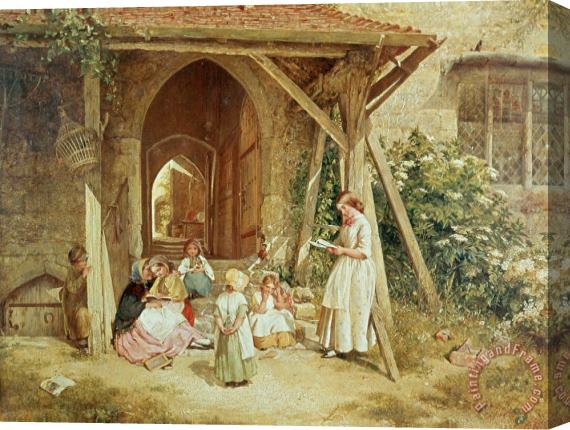 Charles James Lewis Playing At Schools Stretched Canvas Painting / Canvas Art