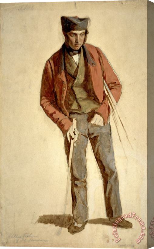 Charles Lees Allan Robertson, Fl. 1847. Golf Ball Maker Stretched Canvas Print / Canvas Art