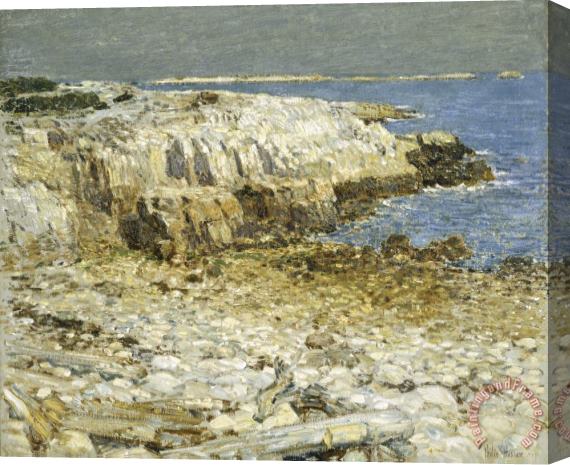 Childe Hassam A North East Headland Stretched Canvas Print / Canvas Art