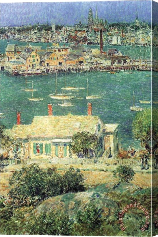 Childe Hassam Port of Gloucester Stretched Canvas Print / Canvas Art