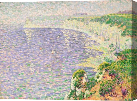 Claude Emile Schuffenecker A View of the Cliffs of Etretat Stretched Canvas Painting / Canvas Art