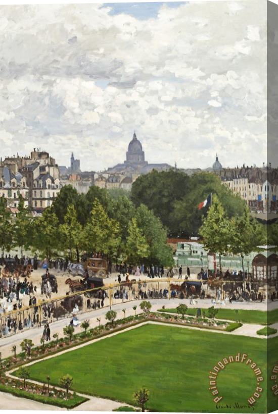 Claude Monet Garden of the Princess Stretched Canvas Print / Canvas Art