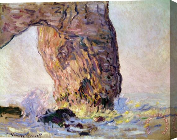 Claude Monet La Manneporte Stretched Canvas Print / Canvas Art