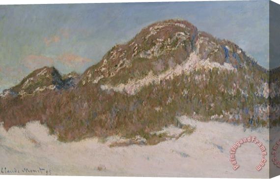 Claude Monet Mount Kolsaas in Sunlight Stretched Canvas Painting / Canvas Art