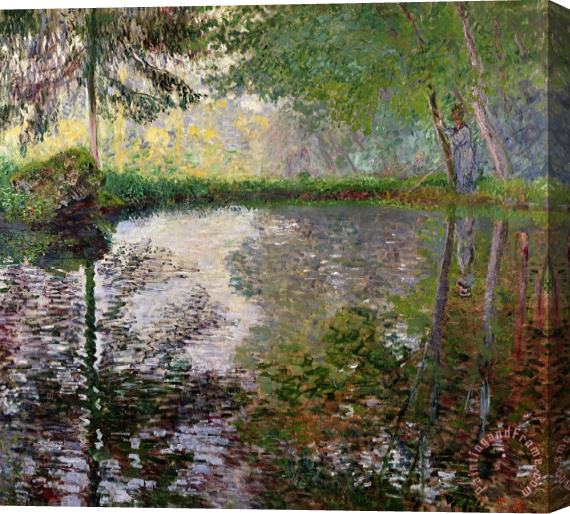 Claude Monet The Lake at Montgeron Stretched Canvas Print / Canvas Art