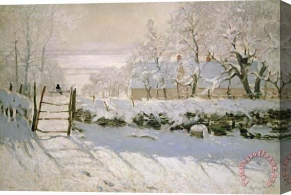 Claude Monet The Magpie Stretched Canvas Painting / Canvas Art