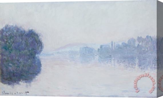 Claude Monet The Seine near Vernon Stretched Canvas Painting / Canvas Art