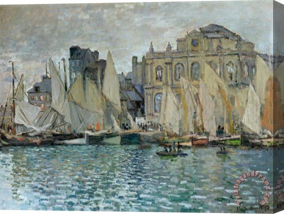Claude Monet View of Le Havre Stretched Canvas Painting / Canvas Art