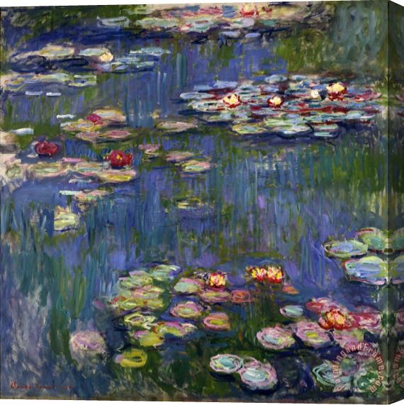 Claude Monet Water Lilies I Stretched Canvas Painting / Canvas Art