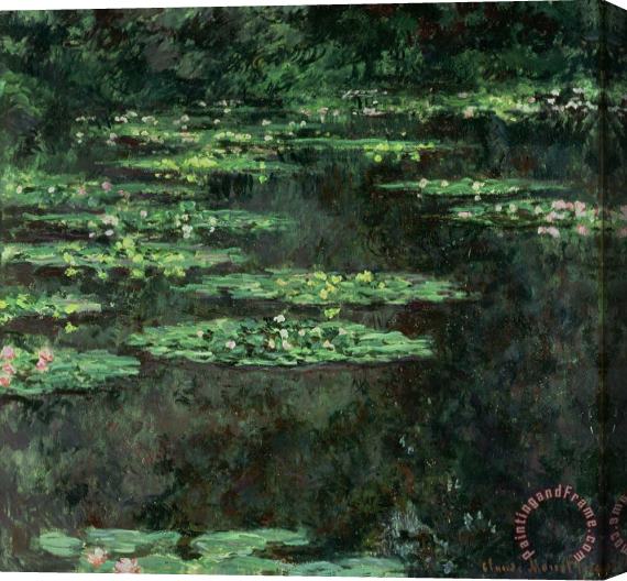 Claude Monet Waterlilies Stretched Canvas Painting / Canvas Art