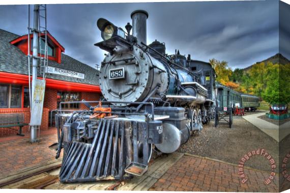 Collection 14 Train Depot Stretched Canvas Print / Canvas Art