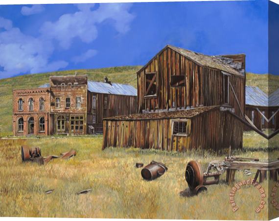 Collection 7 ghost town of Bodie-California Stretched Canvas Print / Canvas Art