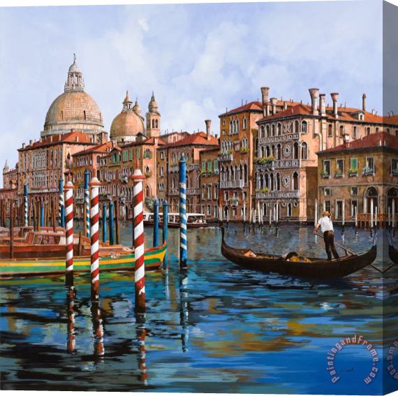 Collection 7 Il Canal Grande Stretched Canvas Painting / Canvas Art
