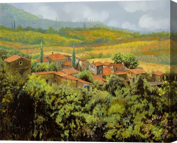 Collection 7 Paesaggio Toscano Stretched Canvas Print / Canvas Art