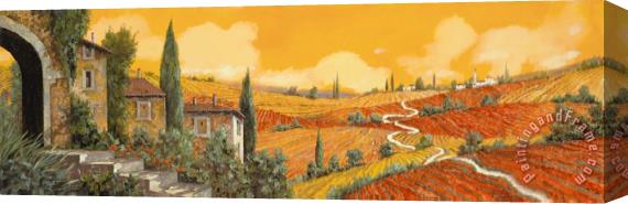 Collection 7 terra di Siena Stretched Canvas Print / Canvas Art
