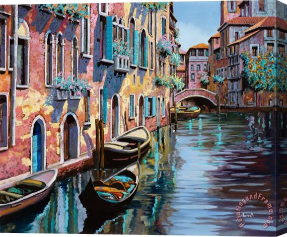 Collection 7 Venezia In Rosa Stretched Canvas Painting / Canvas Art