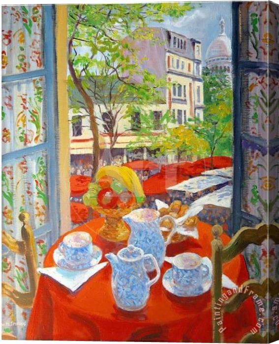 Collection Coffe Time Stretched Canvas Painting / Canvas Art