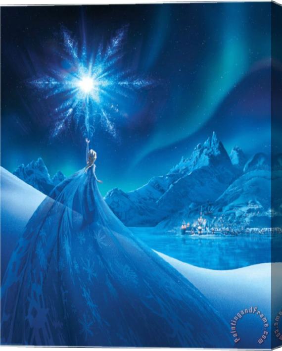 Collection Film Frozen I Stretched Canvas Painting / Canvas Art