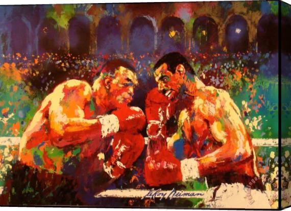 Collection Once And for All - Tyson Vs Spinks Boxing Match Stretched Canvas Painting / Canvas Art