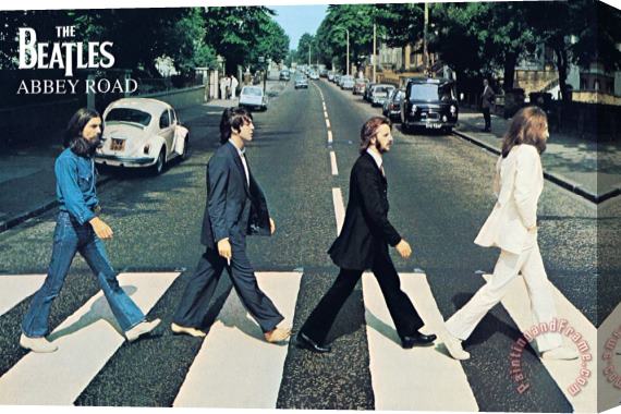 Collection The Beatles Abbey Road iiii Stretched Canvas Print / Canvas Art