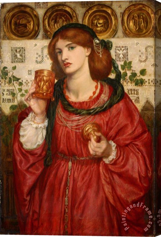 Dante Gabriel Rossetti The Loving Cup 3 Stretched Canvas Print / Canvas Art