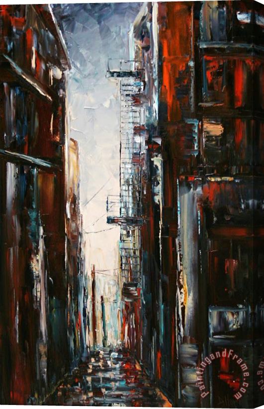 Debra Hurd Damp And Cold Stretched Canvas Painting / Canvas Art