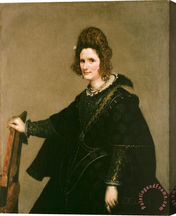 Diego Rodriguez de Silva y Velazquez Portrait of a Lady Stretched Canvas Painting / Canvas Art