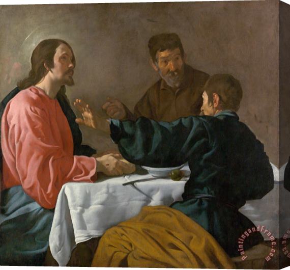 Diego Velazquez The Supper at Emmaus Stretched Canvas Painting / Canvas Art